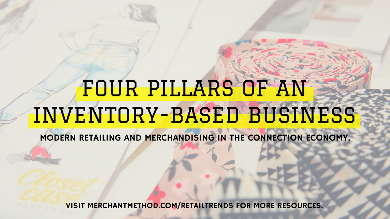Merchant Method Four Pillars of an Inventory-Based Business | Visit merchantmethod.com/retailtrends | Retail, Small-Batch Manufacturing, Maker