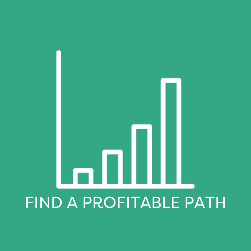 Minimal Icon of Graphic, Find A Profitable Path with Merchant Method