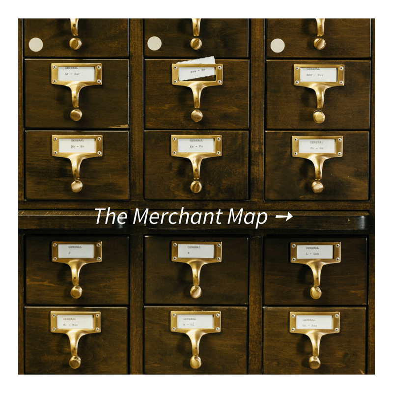 The Merchant Map, Library Catalog
