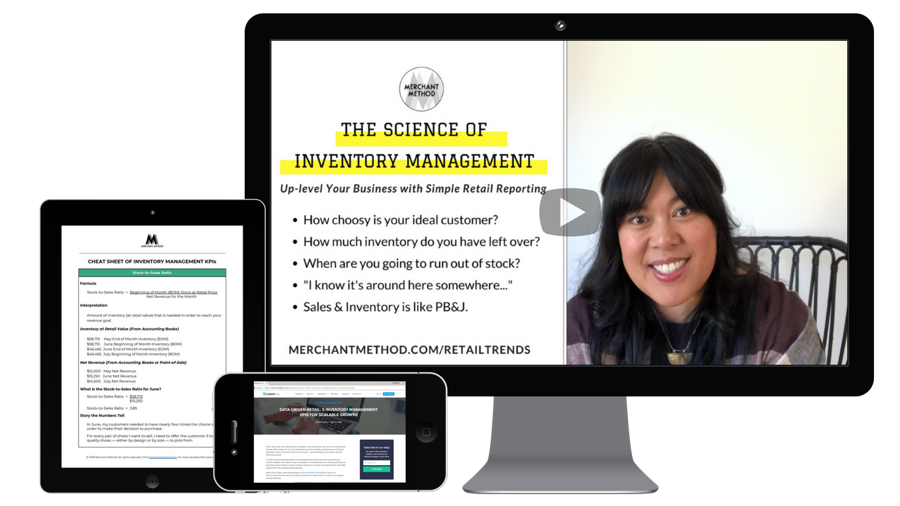 The Science of Inventory Management: How to Up-level Your Business with Simple Retail Reporting | Visit the Merchant Method blog at merchantmethod.com/retailtrends to discover more business resources and training for retailers, small-batch manufacturers, and makers.